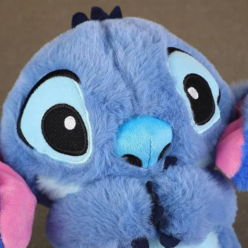 Pelúcia Infantil Musical com Luzes Colorida Lenogue Azul Bolsa de Ar e Luz