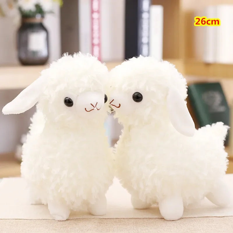 Pelúcia Infantil Ovelha Decorativa Modelo Lenogue Branco