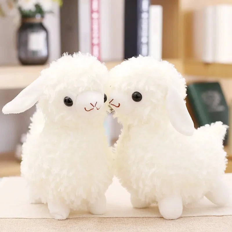 Pelúcia Infantil Ovelha Decorativa Modelo Lenogue Branco