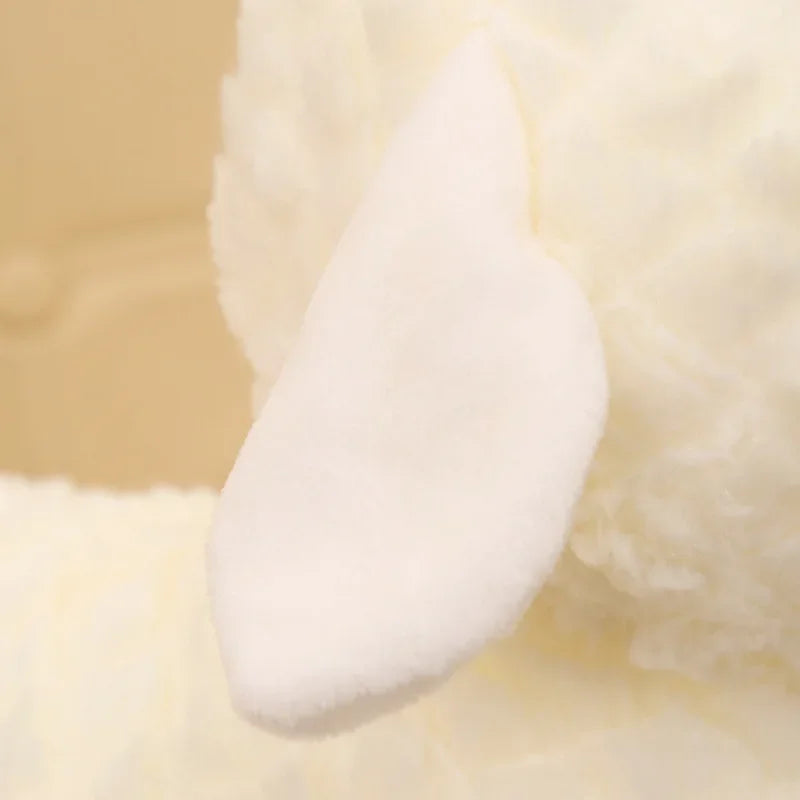 Pelúcia Infantil Ovelha Decorativa Modelo Lenogue Branco