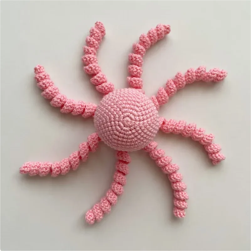 Pelúcia Infantil Polvo Amigurumi Colorido Lenogue