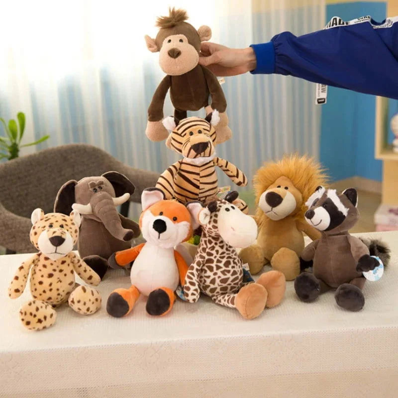 Pelúcia Infantil Tigre Listrado Lenogue / 25 Cm