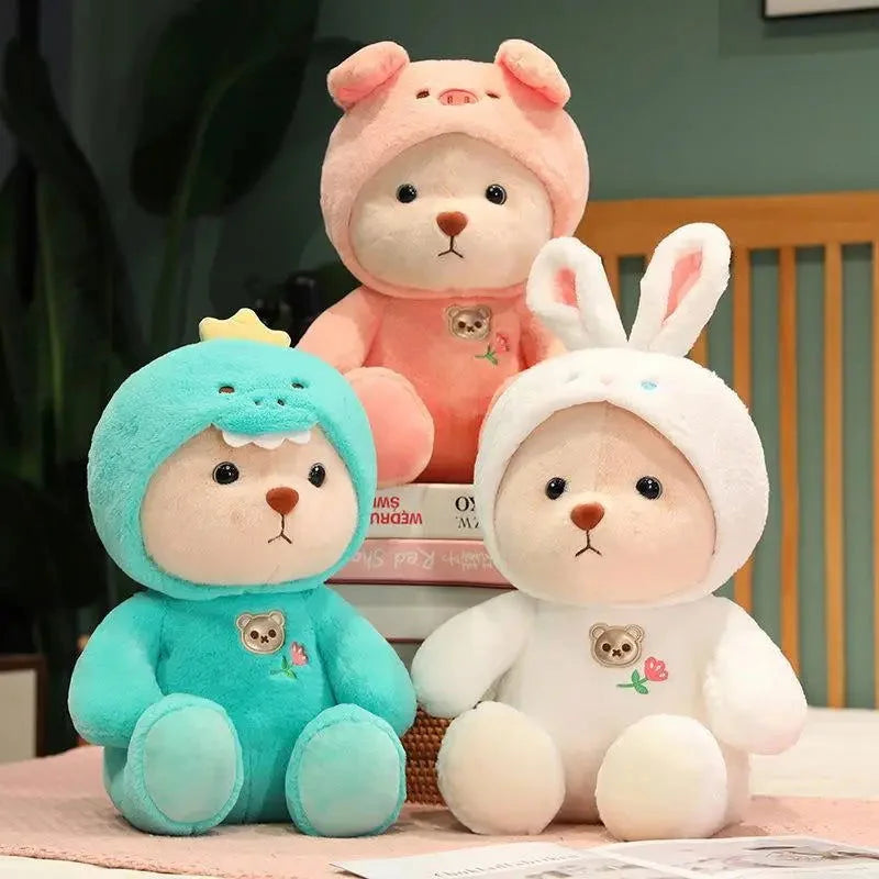 Pelúcia Infantil Ursinho Boneco Criativo Lenogue