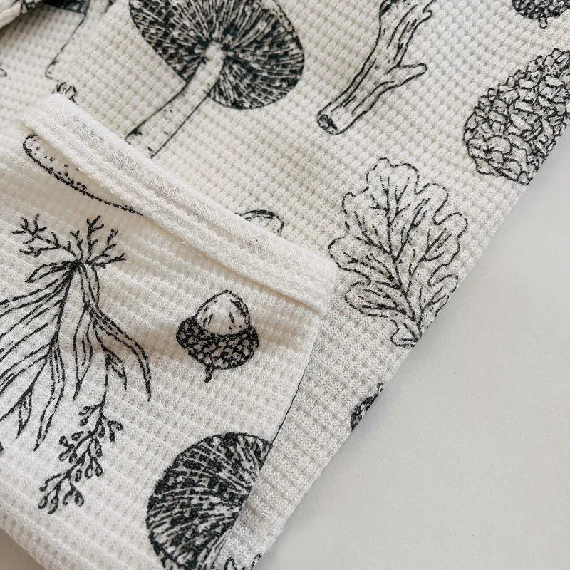 Pijama Infantil Unissex Algodão Manga Longa Azul Lenogue