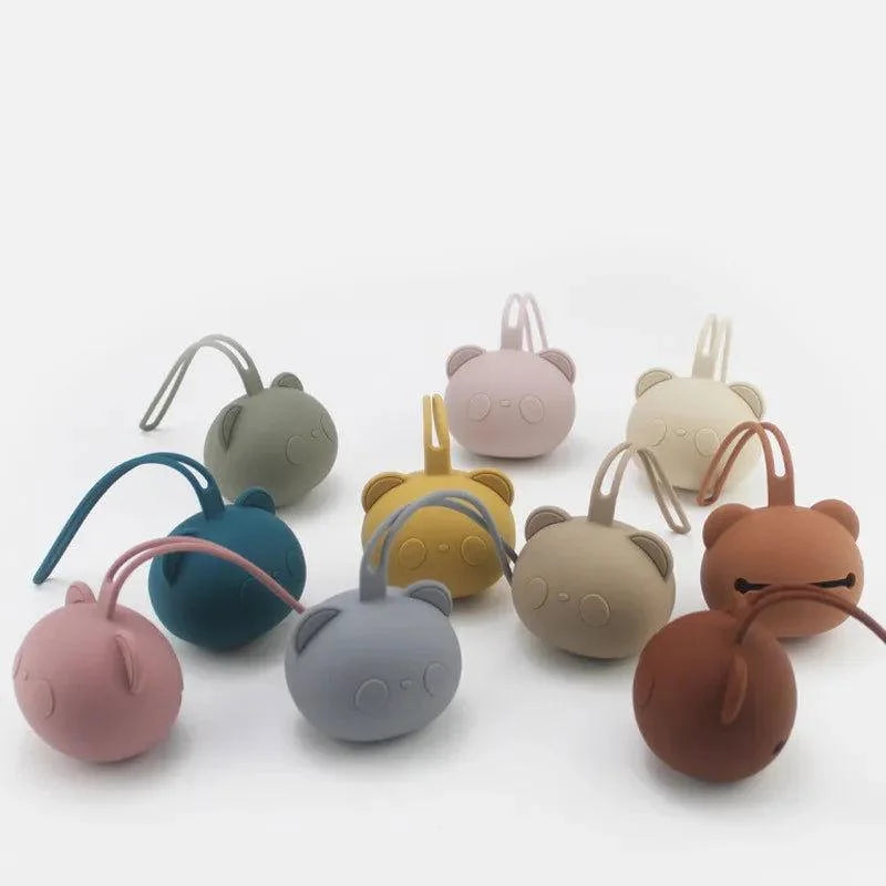 Porta Chupeta Elegante de Silicone Lenogue