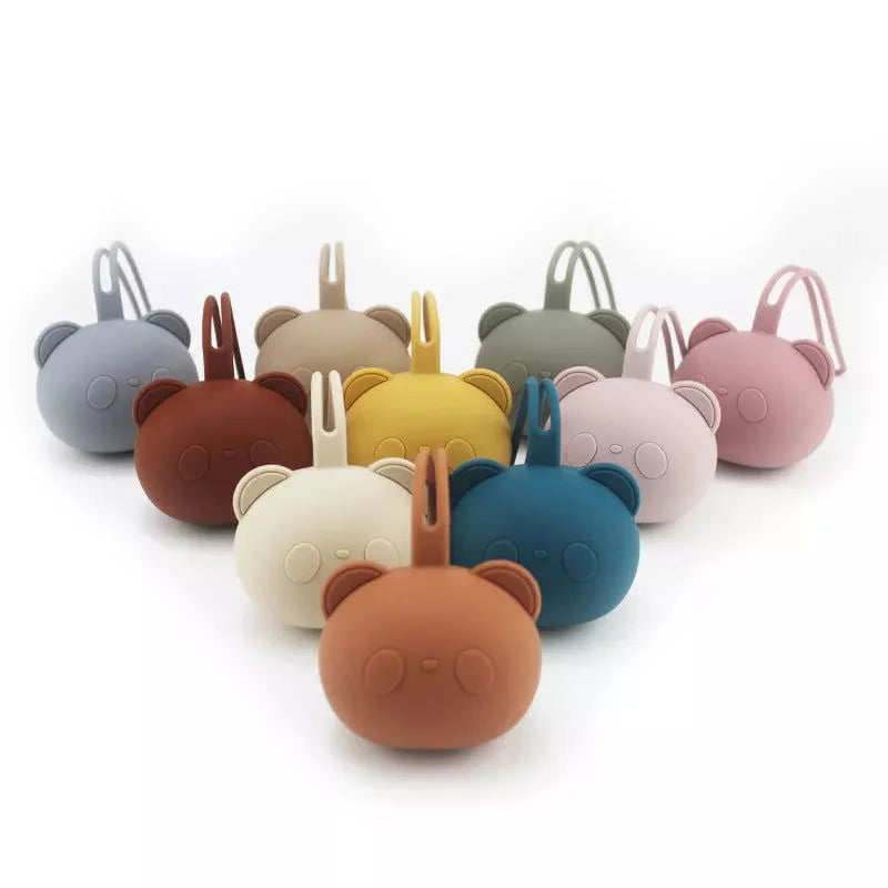 Porta Chupeta Elegante de Silicone Lenogue
