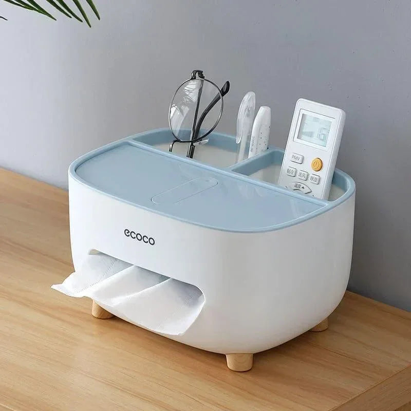 Porta Lenço com Design Multifuncional Lenogue Azul