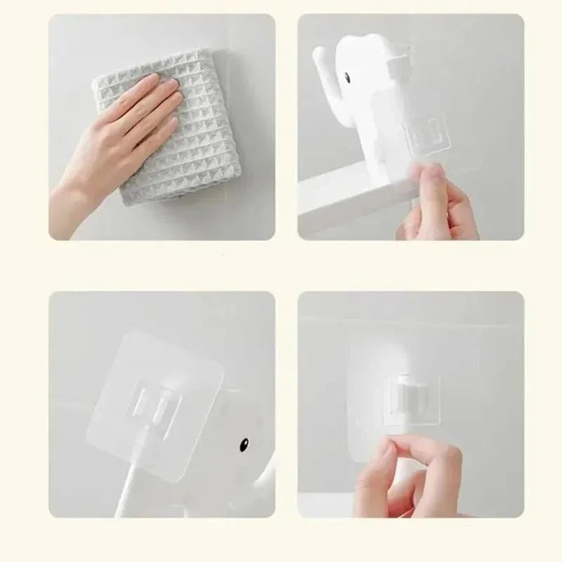 Prateleira Infantil Banheiro sem Perfuração Lenogue