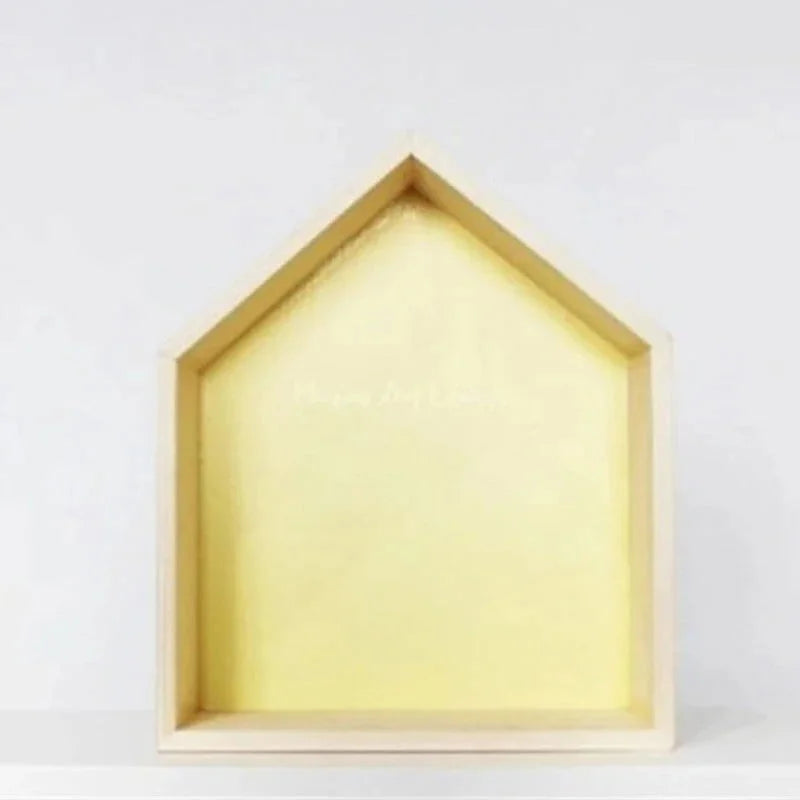 Prateleira Infantil para Parede de Madeira Casa Lenogue