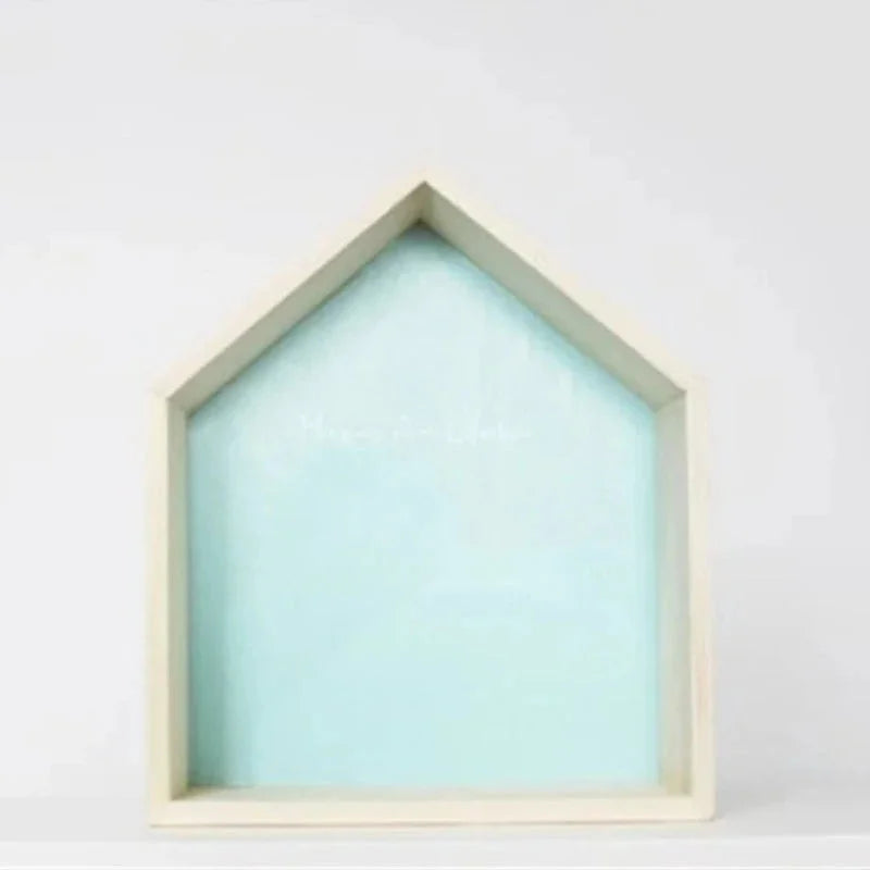 Prateleira Infantil para Parede de Madeira Casa Lenogue Verde / g - 35 x 30 8 Cm
