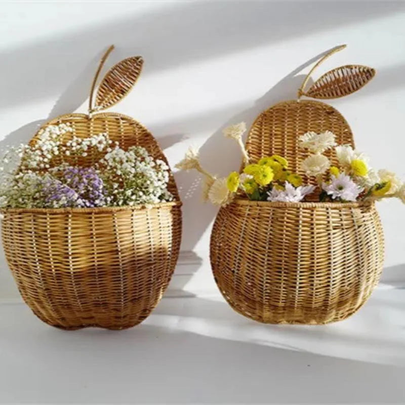 Prateleira Infantil Vime Poire Et Pomme Natural Lenogue