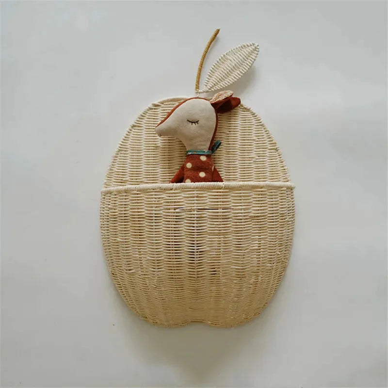 Prateleira Infantil Vime Poire Et Pomme Natural Lenogue
