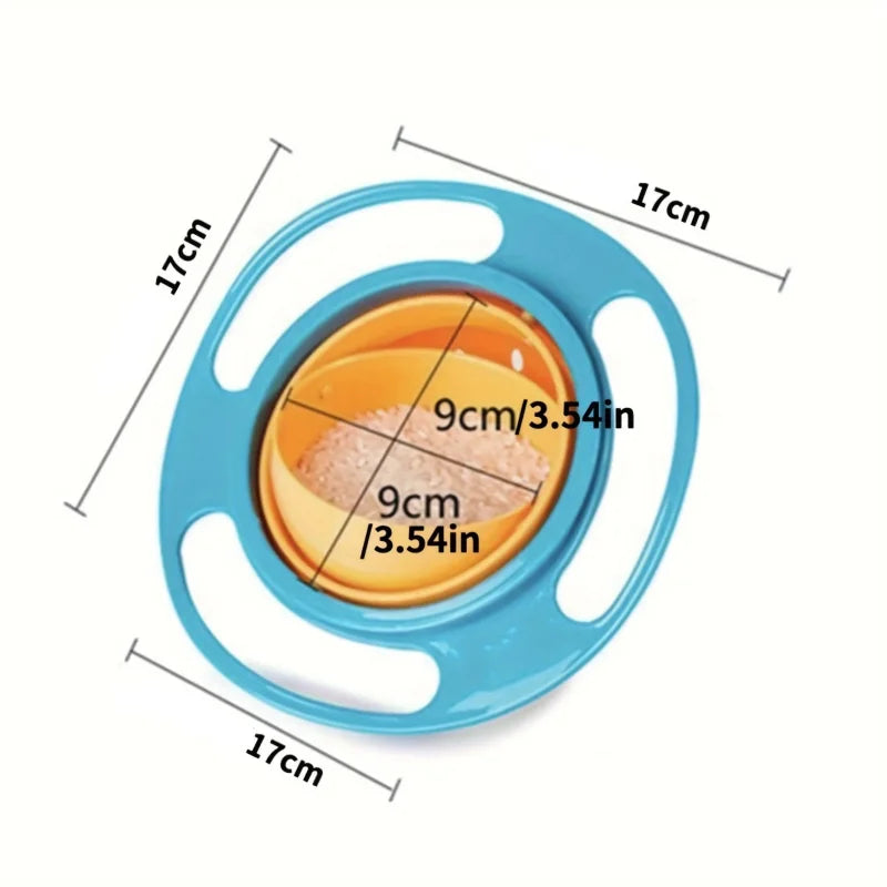Prato Infantil Giratório Colorido Lenogue
