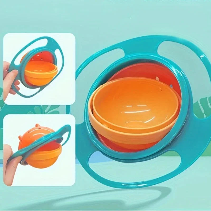 Prato Infantil Giratório Colorido Lenogue