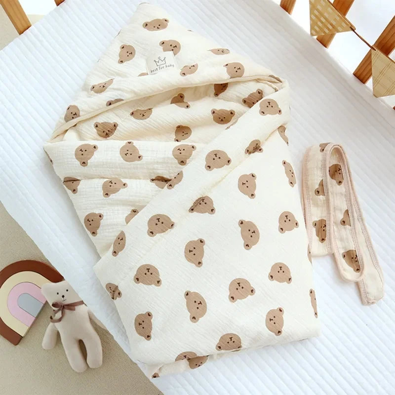 Roupão Infantil com Capuz Lenogue Urso / 90 x Cm
