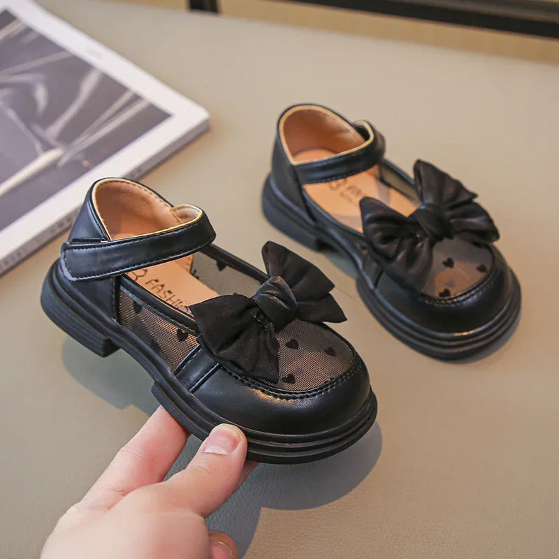 Sandália Infantil com Laço Respirável Leve para Caminhada Lenogue