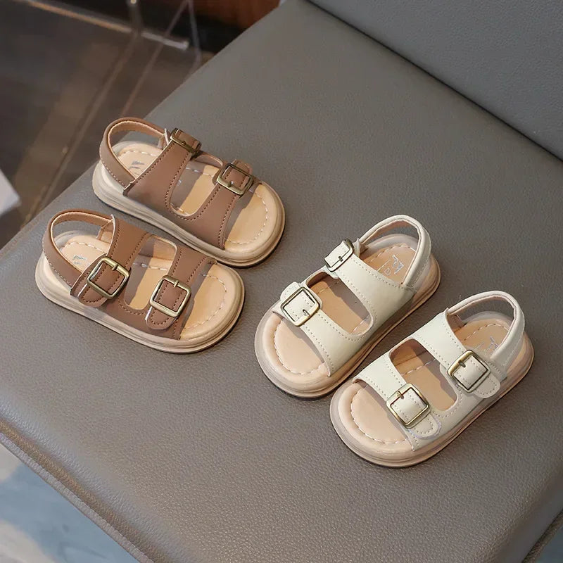Sandália Infantil com Solado Macio Estilo Casual para Verão Lenogue
