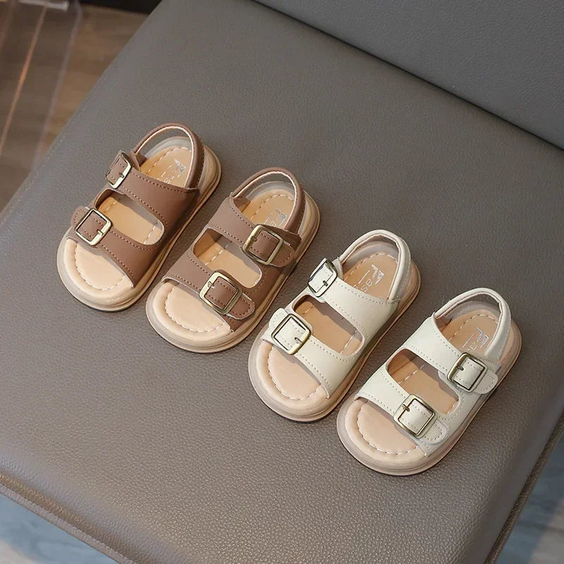 Sandália Infantil com Solado Macio Estilo Casual para Verão Lenogue