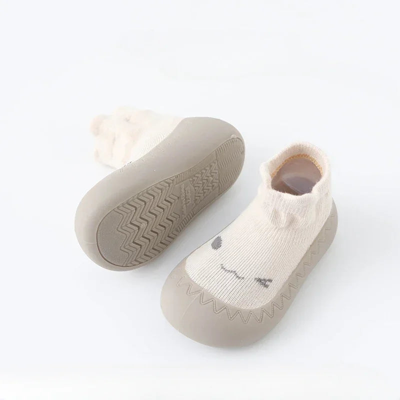 Sapatinho Meia Infantil para Bebês Lenogue Bege / 19-20