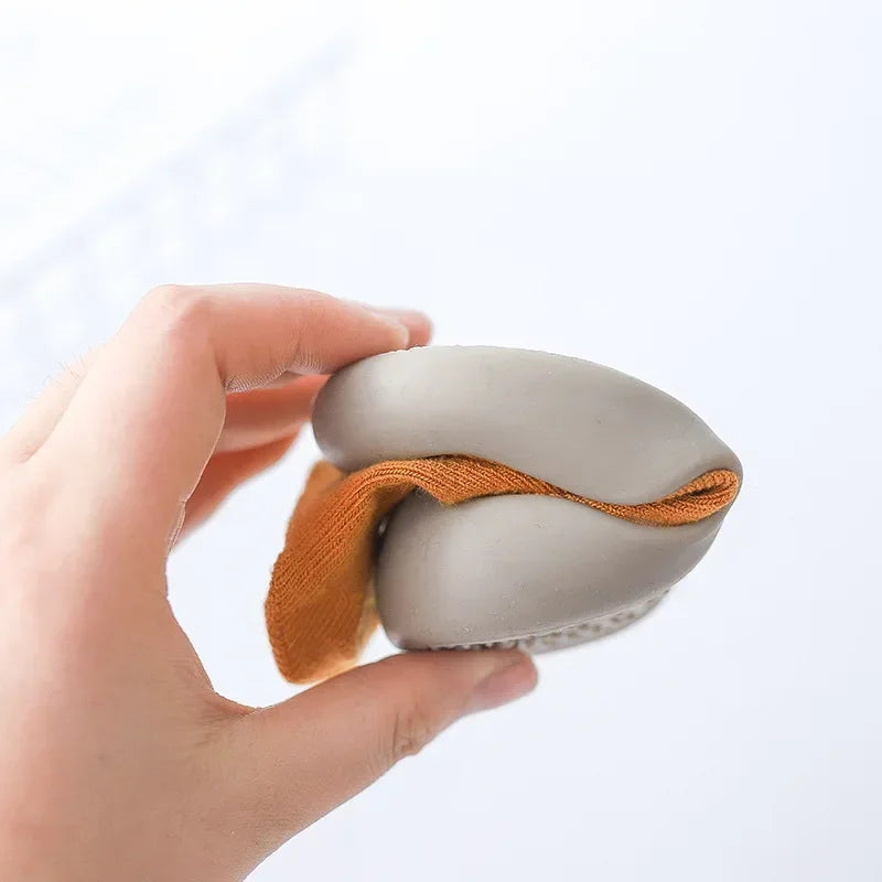 Sapatinhos Infantil Meia Estampa Frutas Colorido Lenogue