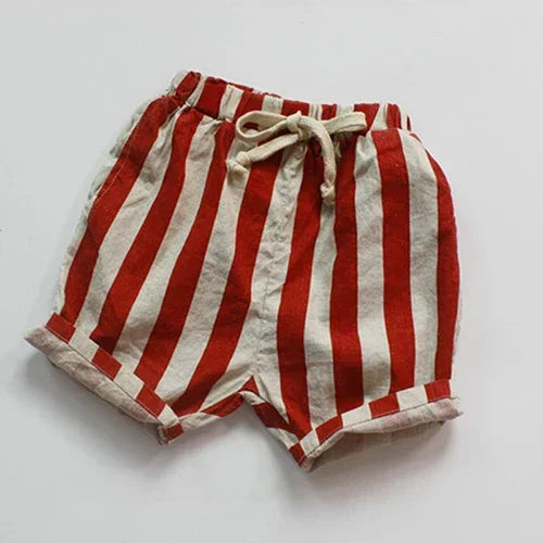 Shorts Aconchegante Pippó Lenogue Vermelho / 6-12 Meses (80cm)