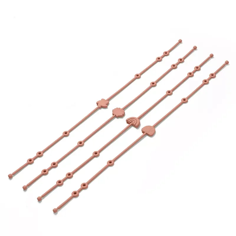 Suporte Infantil de Chupeta Lenogue Marrom