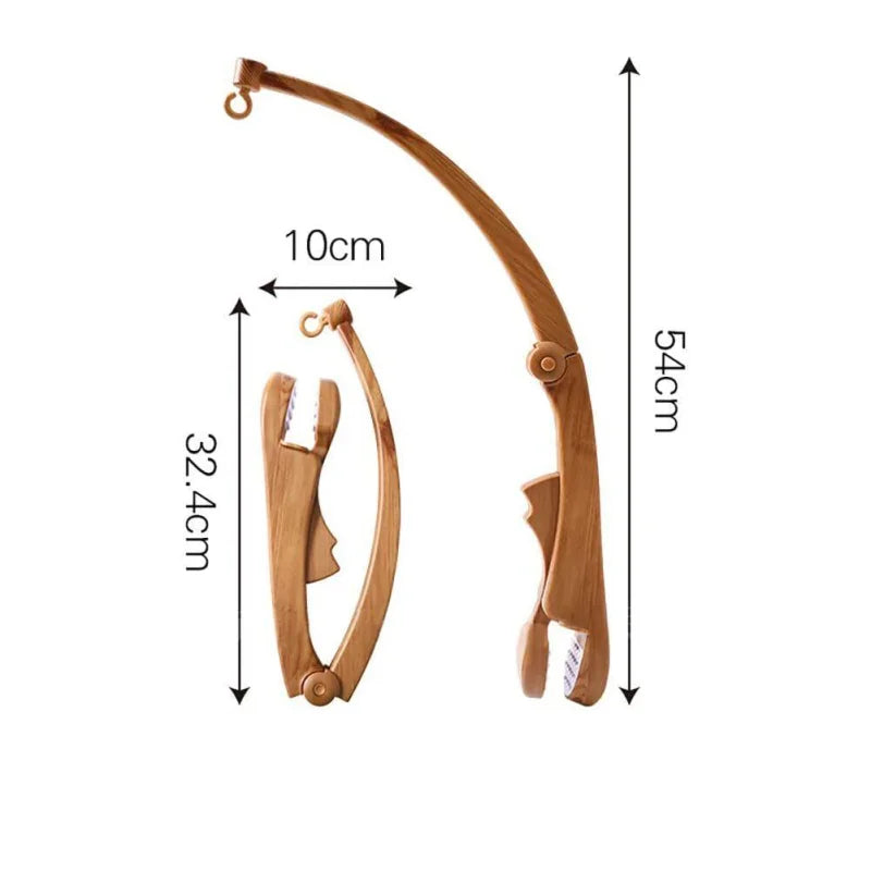 Suporte Mobile Infantil Madeira Natural Lenogue Marrom