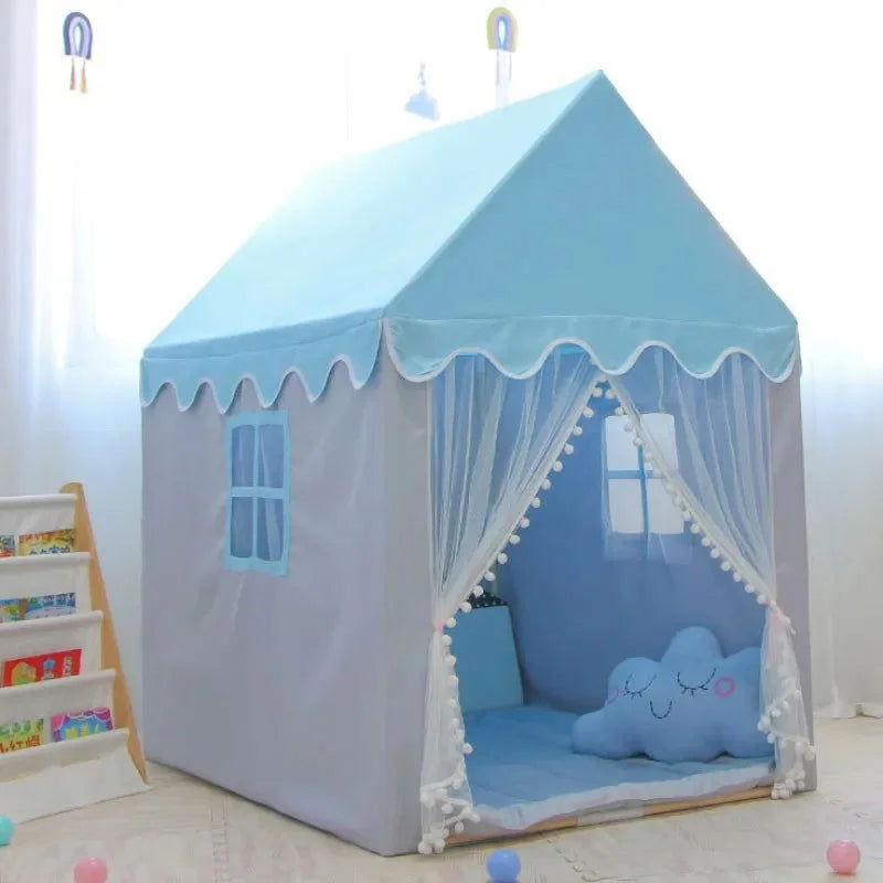 Tenda Cabana Infantil Tipi Unissex Lenogue Azul