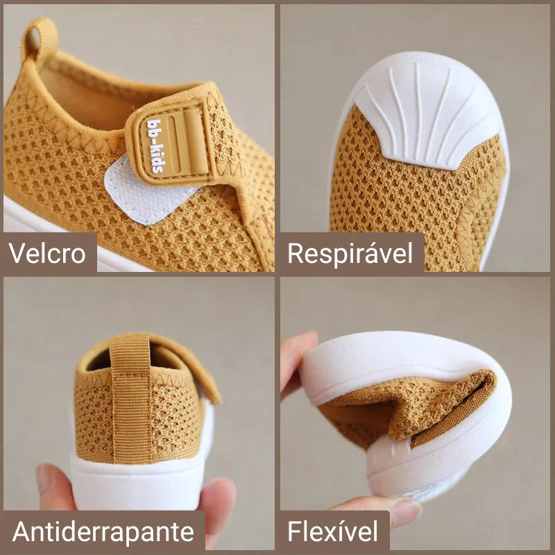 Tênis Infantil Casual Solado Macio Estilo Esportivo Lenogue