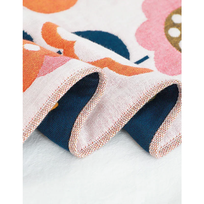 Toalha Infantil Flores Colorida Lenogue / 70cm x 140 Cm