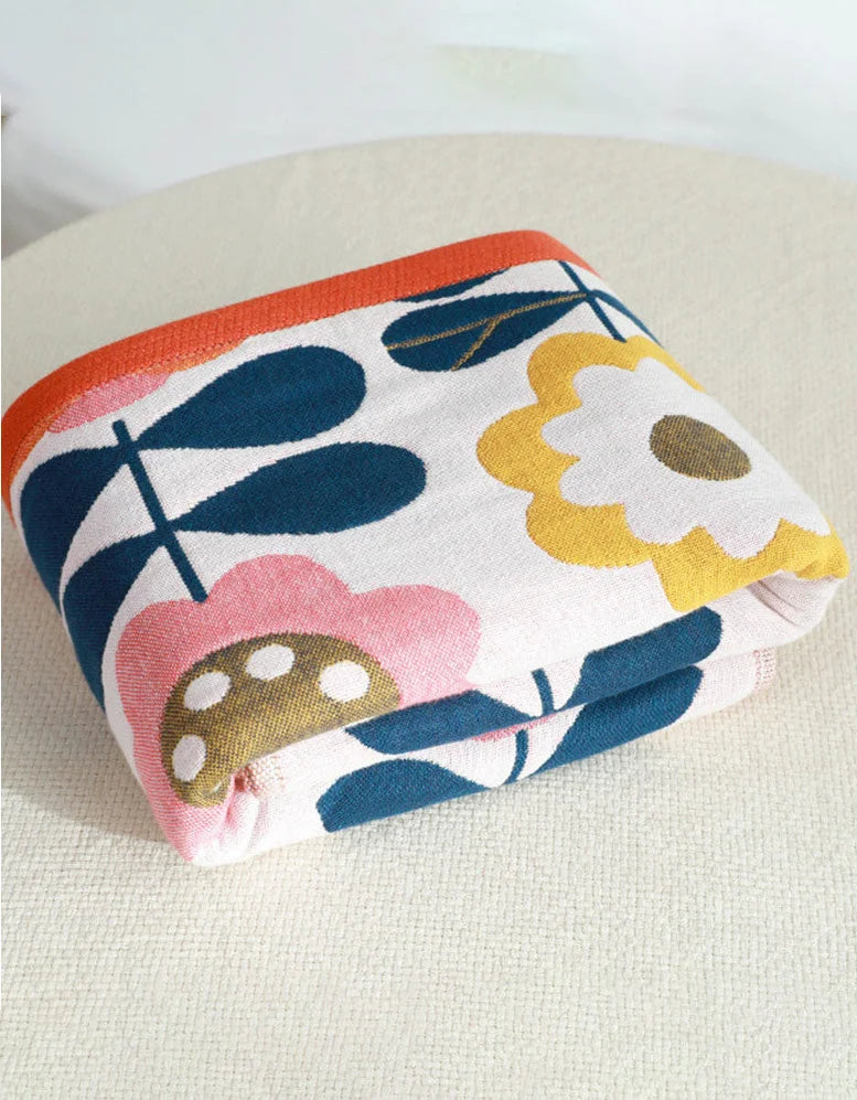 Toalha Infantil Flores Colorida Lenogue / 70cm x 140 Cm