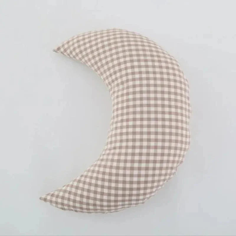 Travesseiro Infantil Amamentação Lua Lenogue Café / 60 x 25cm
