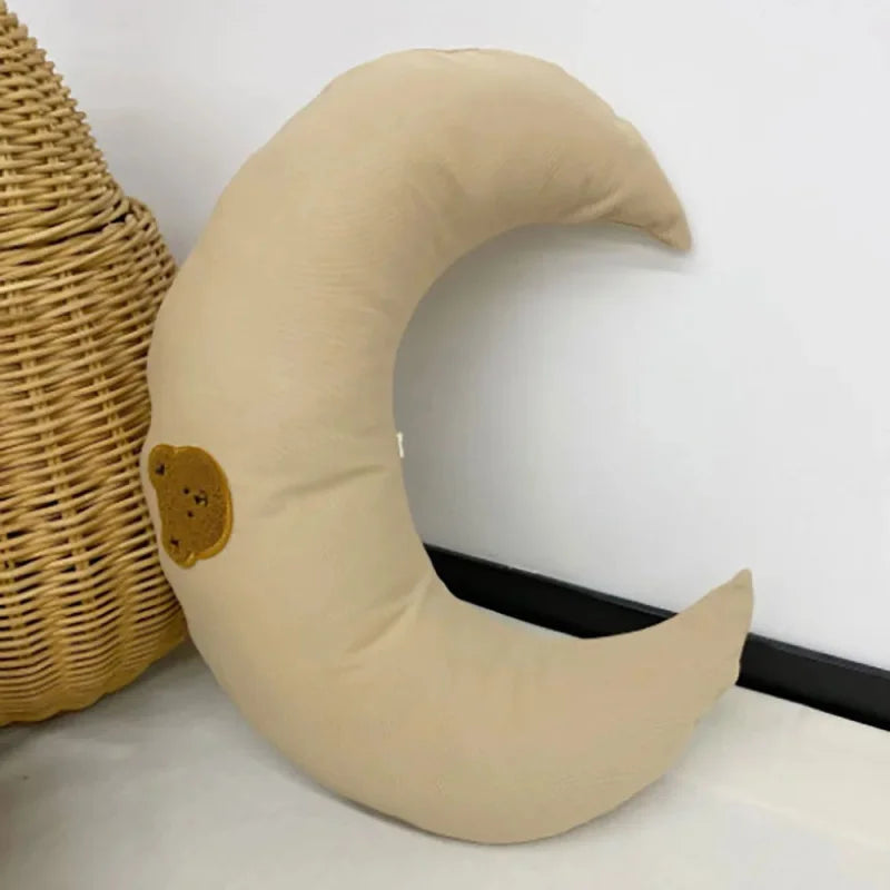 Travesseiro Infantil Amamentação Lua Lenogue Café