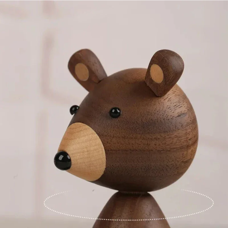 Urso Infantil Teodoro Madeira Natural Lenogue