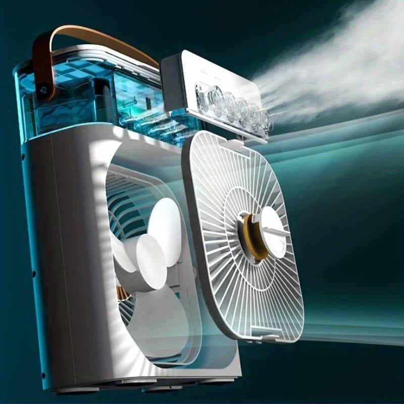 Ventilador Mini Ar Condicionado Umidificador Lenogue