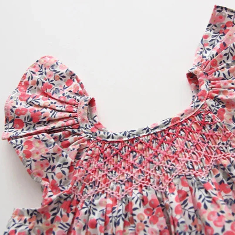Vestido Infantil Feminino Helena Floral Lenogue