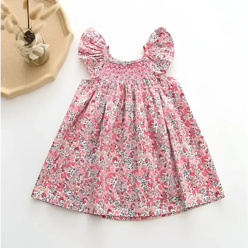Vestido Infantil Feminino Helena Floral Lenogue 3-6 Meses