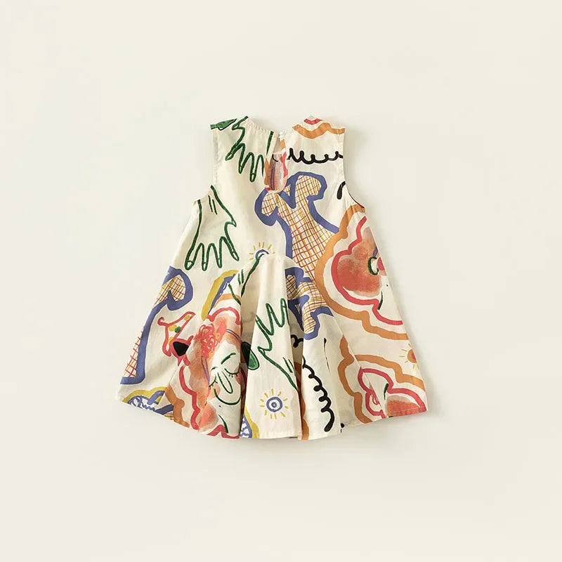 Vestido Infantil Feminino Lúdico Ambrey Lenogue