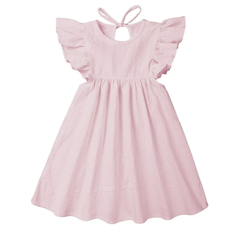 Vestido Infantil Feminino Madeleine Lenogue Rosa / 6-12 Meses