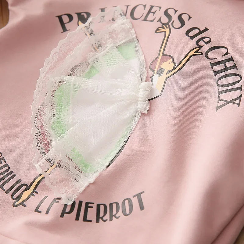 Vestido Infantil Feminino Moletom Capuz Isadora Lenogue