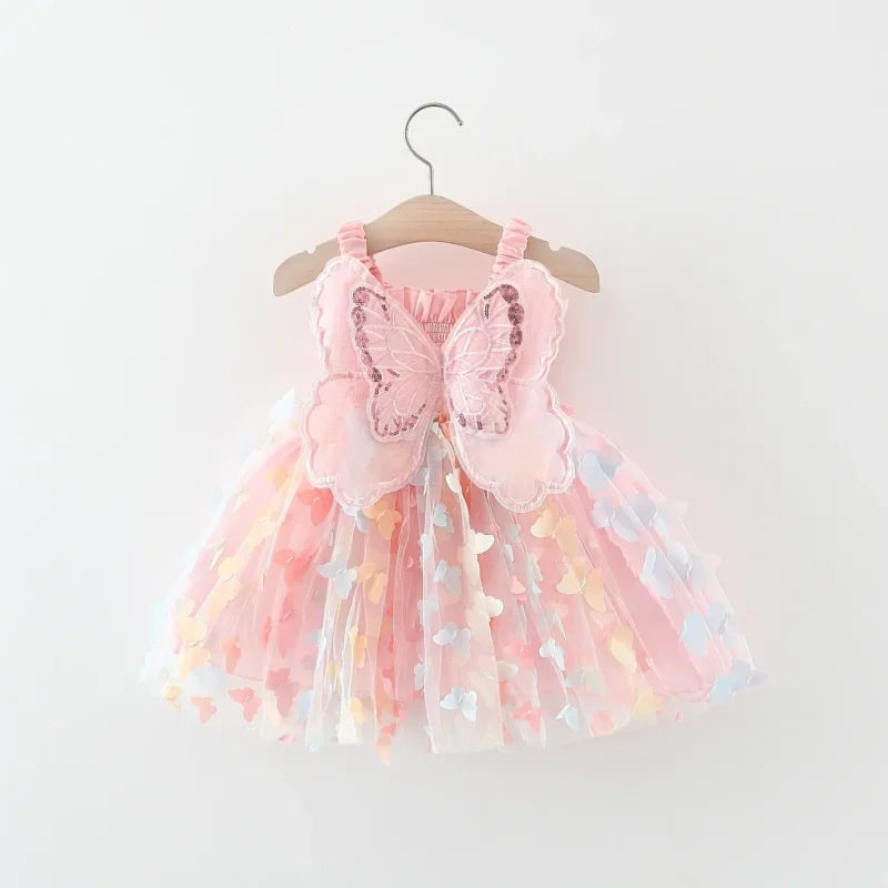 Vestido Infantil Feminino Tutu Fada Lenogue