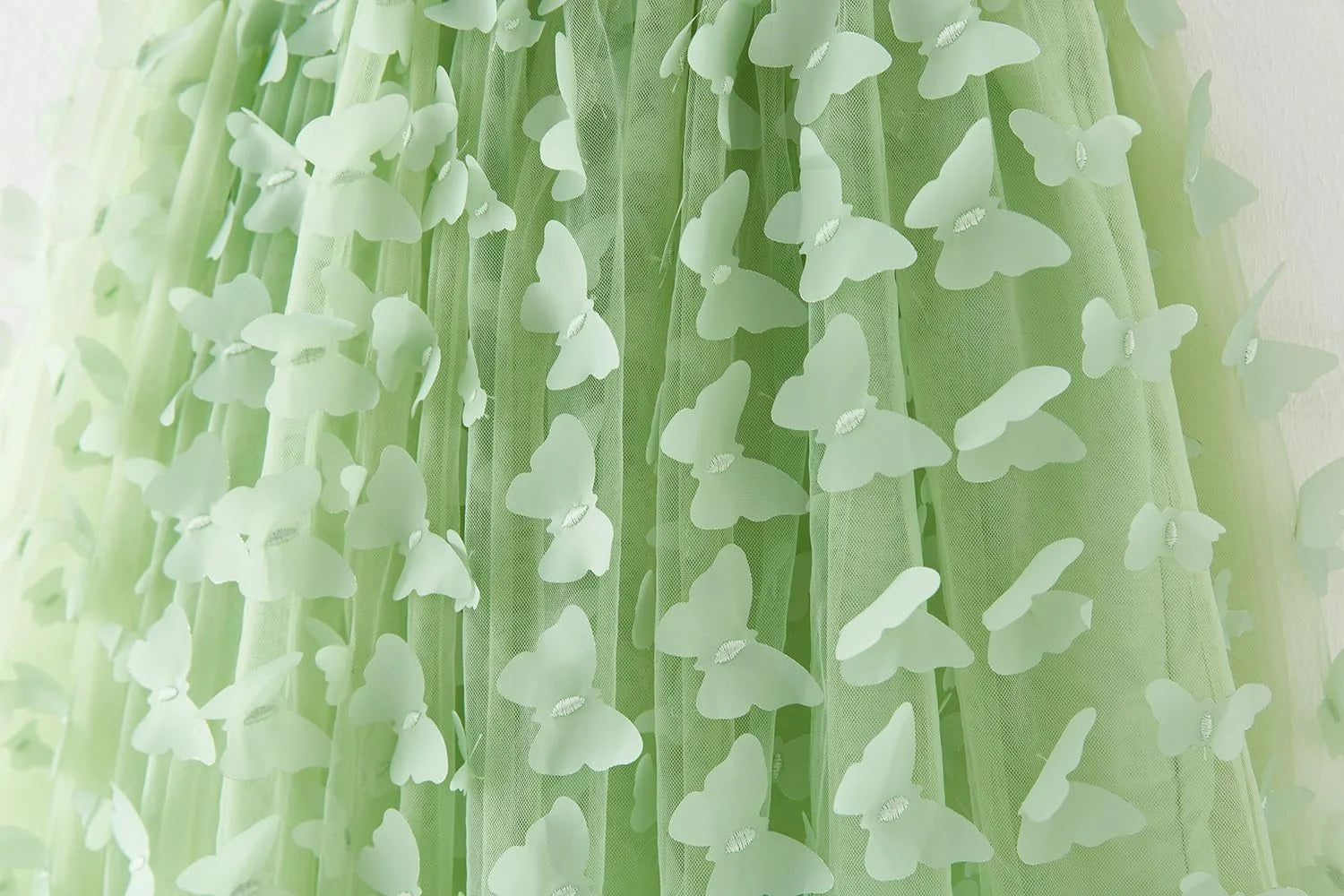 Vestido Infantil Feminino Tutu Fairy Tale Verde Lenogue