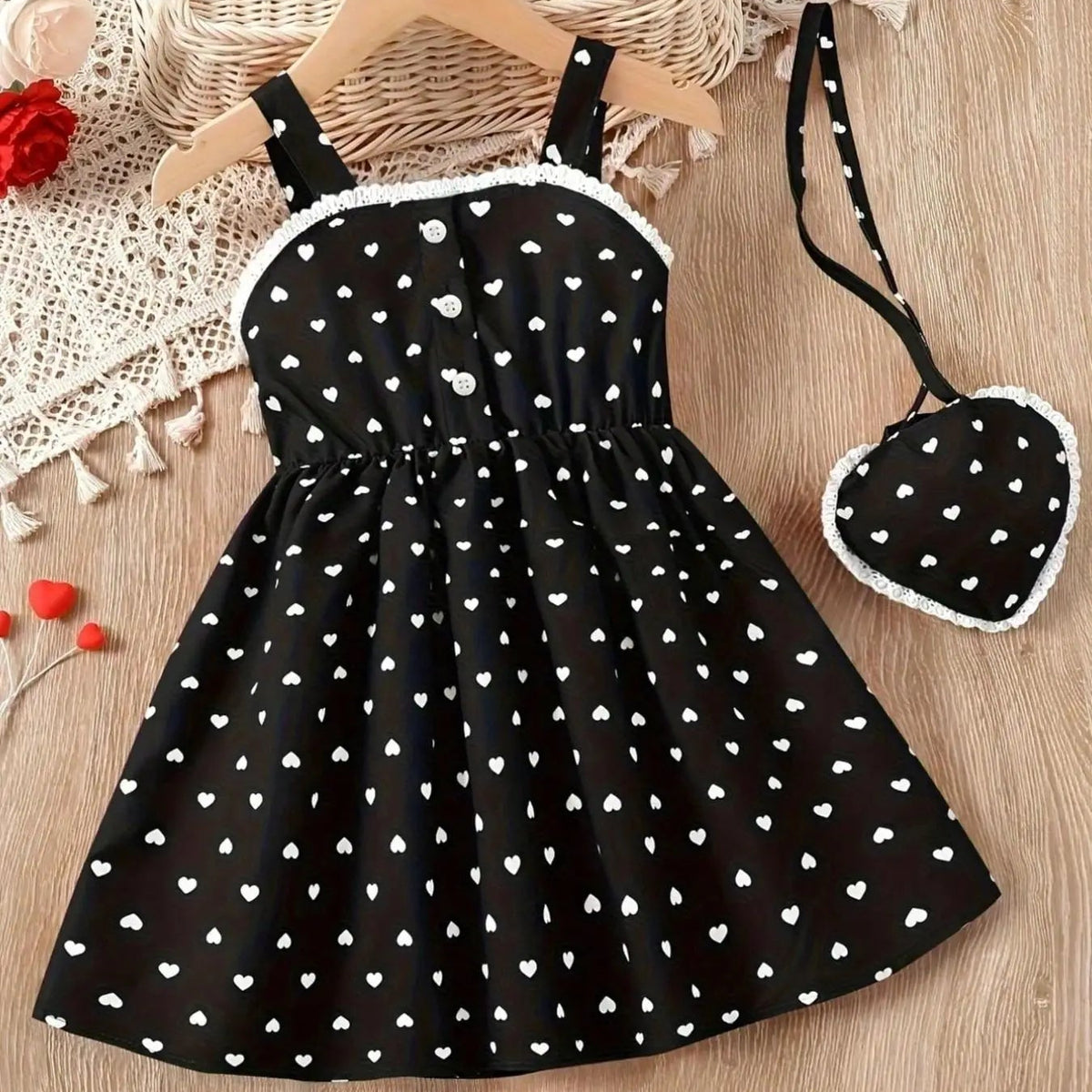 Vestido Infantil Feminino Verão Casual Algodão Lenogue