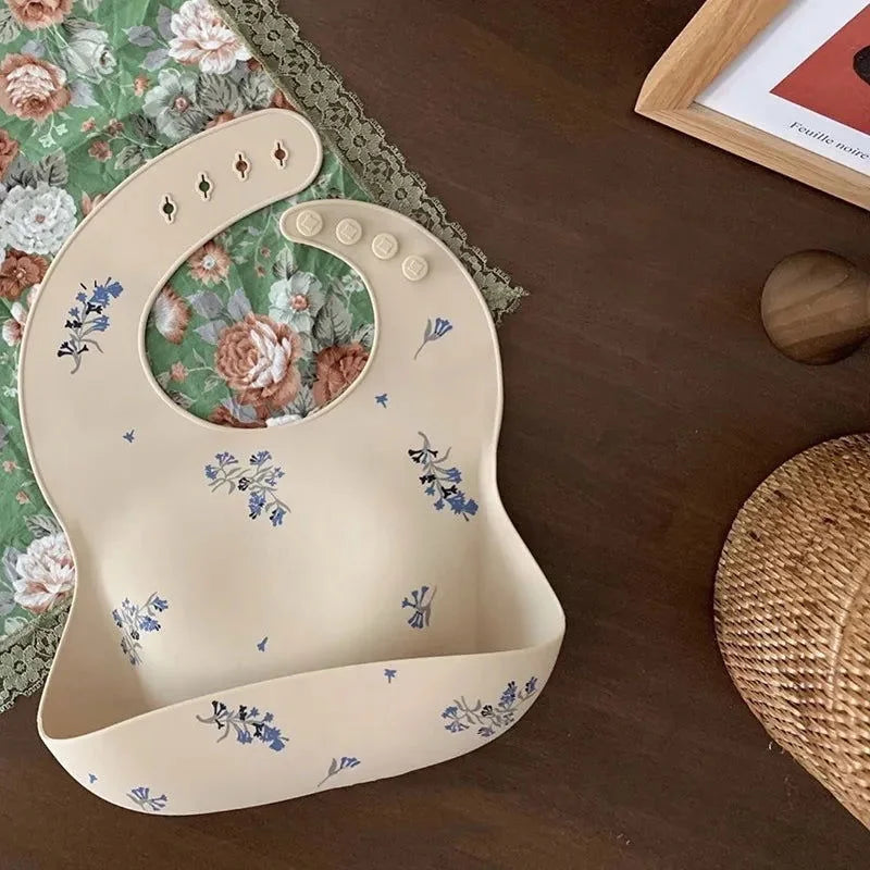 Babador Macio de Silicone Lenogue para Bebês Confortáveis e Estilosos Lavanda