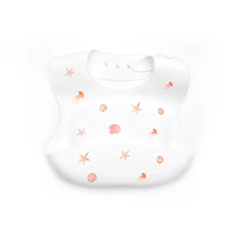 Babador Infantil de Silicone Verde Lenogue Concha