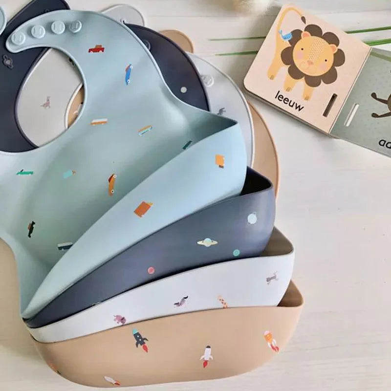Babador Macio de Silicone Lenogue para Bebês Confortáveis e Estilosos