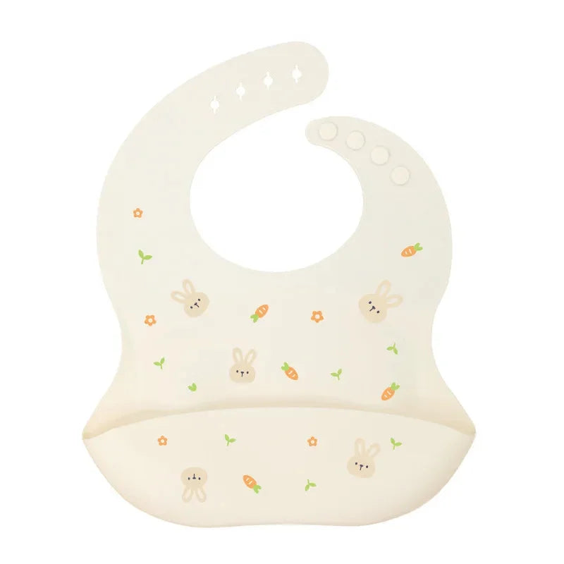 Babador Infantil de Silicone Verde Lenogue Cenoura