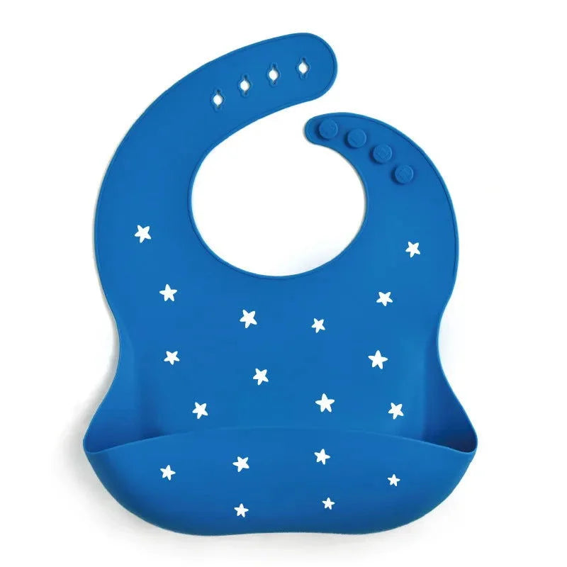 Babador Infantil de Silicone Verde Lenogue Estrela