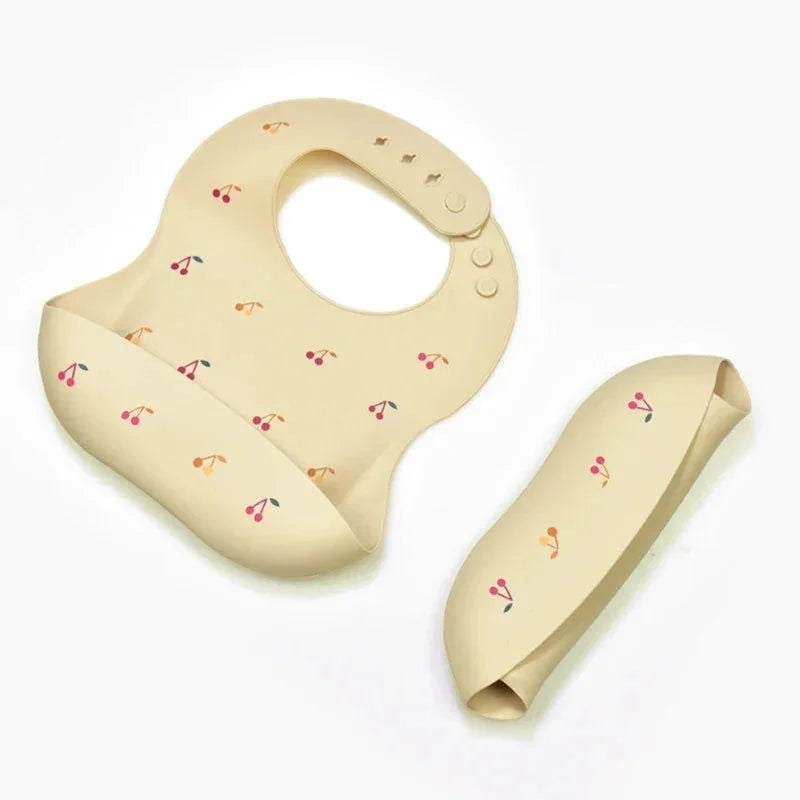 Babador Infantil de Silicone Verde Lenogue