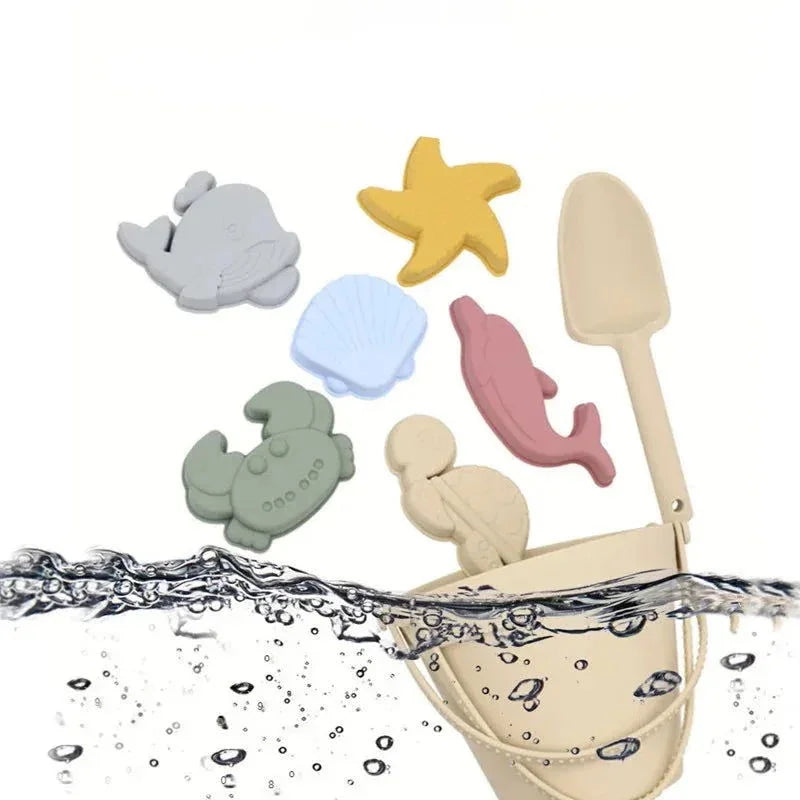 Baldinho Infantil Summer Beach Silicone Colorido Lenogue